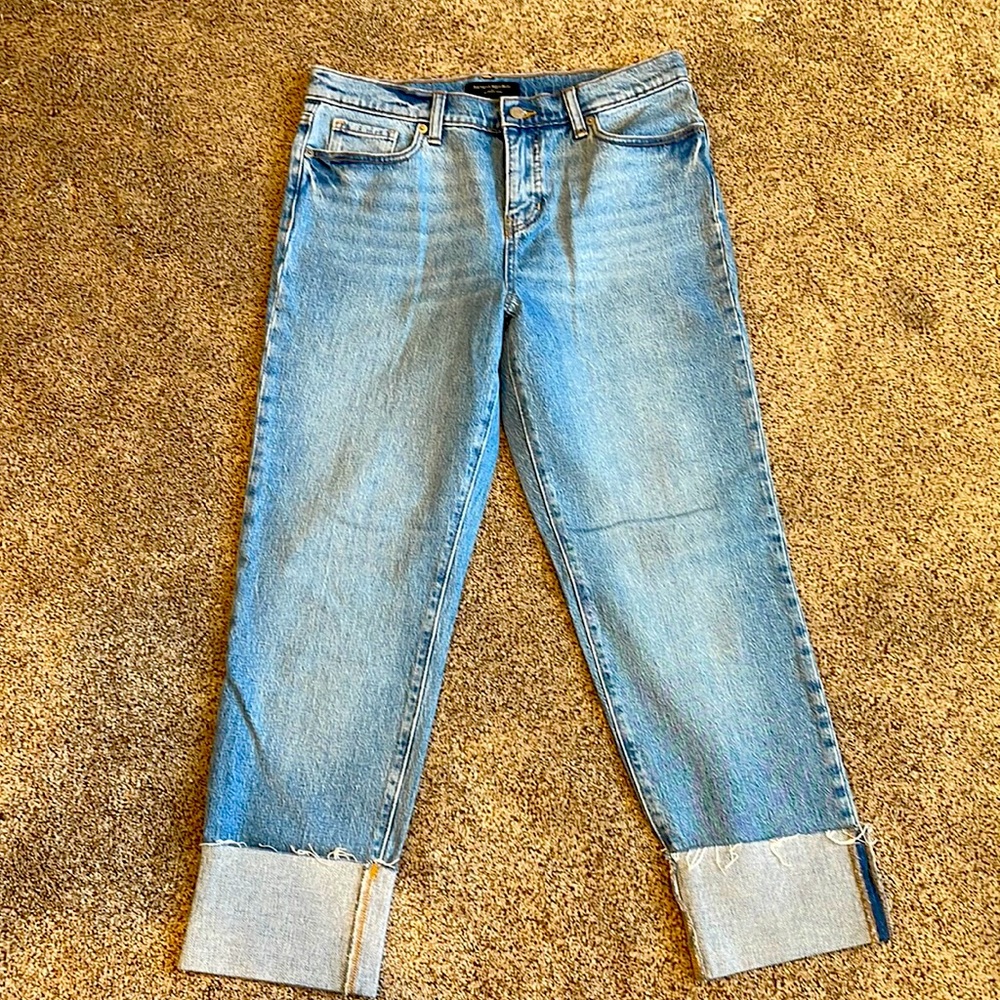 NWOT Banana Republic factory Petite Slouch Jean blue women size 28/6